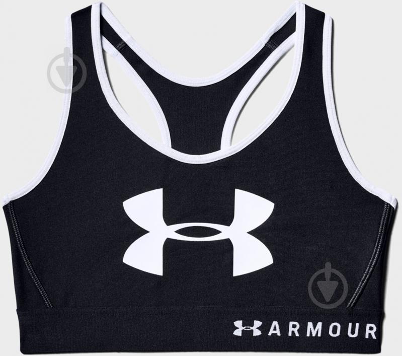 Бра Under Armour Armour Mid Keyhole Graphic 1344333-002 р.S чорний - фото 1