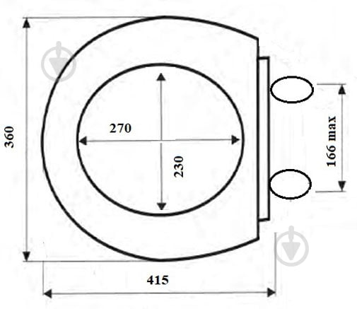 Сиденье для унитаза Сиданіт S-32 - фото 3