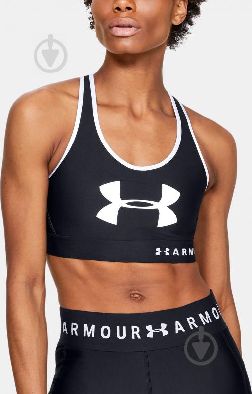 Бра Under Armour Armour Mid Keyhole Graphic 1344333-002 р.M чорний - фото 2