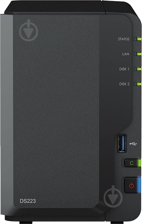 Сетевое хранилище 2BAY NO HDD USB3.2 DS223 - фото 1