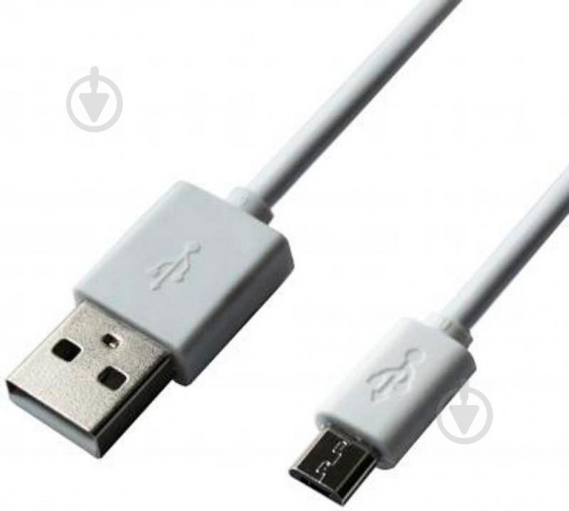 Дата-кабель Grand-X USB 2.0 AM to Micro 5P 1,5 м білий (PM015W) - фото 2