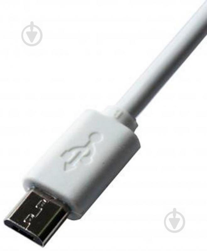 Дата-кабель Grand-X USB 2.0 AM to Micro 5P 1,5 м білий (PM015W) - фото 3