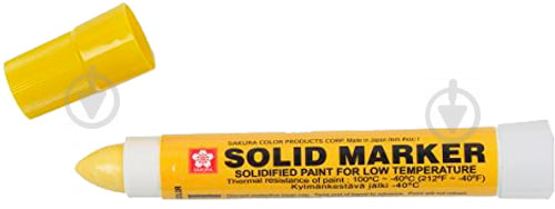 Маркер Sakura индустриальный для низких температур SOLID MARKER EXTREME 13 мм XSC-T#3 желтый - фото 2