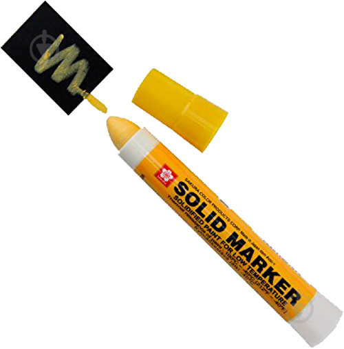 Маркер Sakura индустриальный для низких температур SOLID MARKER EXTREME 13 мм XSC-T#3 желтый - фото 1