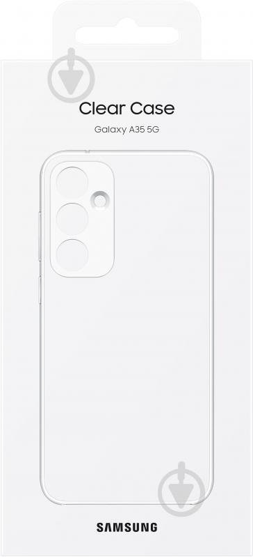 Чехол-накладка Samsung Clear Case Transparent (EF-QA356CTEGWW) для A35 - фото 6