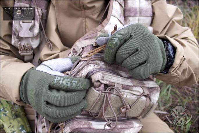 Варежки P1G-Tac полевые демисезонные P1G-Tac MPG (Mount Patrol Gloves) [1270] Olive Drab M M - фото 4