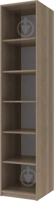 Шкаф гардеробный Doros 2100x450x520 мм вариант 2 трюфель - фото 2