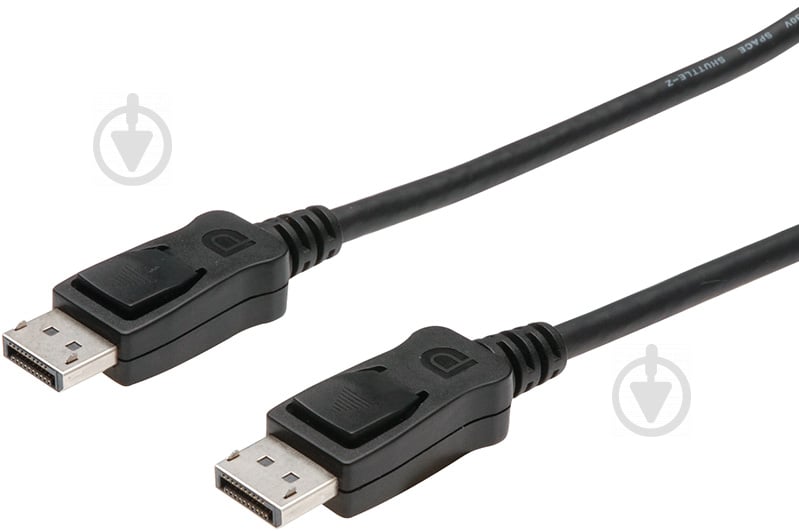 Кабель Digitus DisplayPort – DisplayPort 2 м черный (AK-340103-020-S) (AM/AM) - фото 1