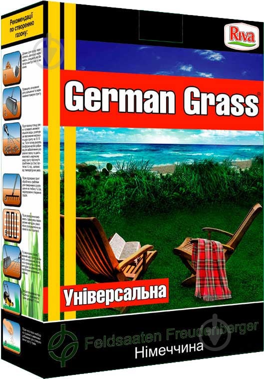 Насіння German Grass газонна трава Універсальна 1 кг - фото 1