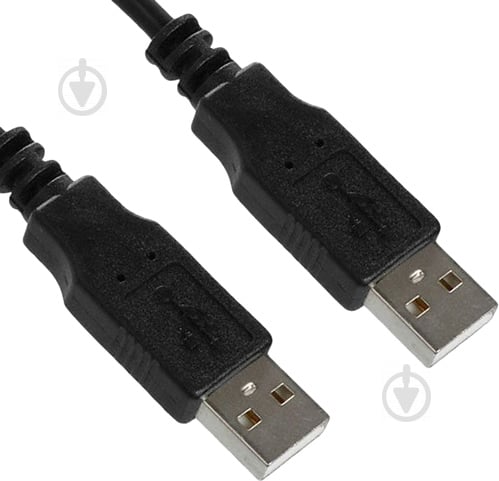 Кабель Digitus USB Am – USB Am 1 м чорний (AK-300100-010-S) - фото 1