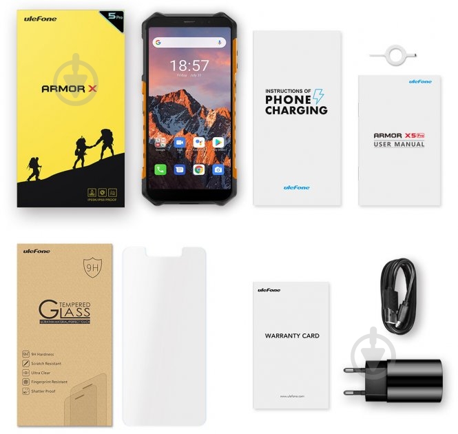 Смартфон Ulefone Armor X5 Pro 4/64GB orange - фото 9 Смартфон Ulefone Armor X5 Pro 4/64GB orange - фото 9