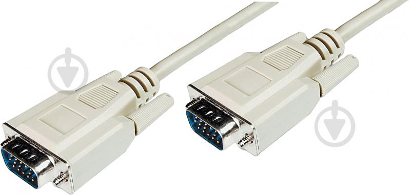 Кабель Digitus VGA 3 м белый (AK-310100-030-E) - фото 1