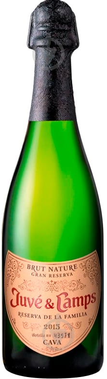 Вино ігристе Juve y Camps Reserva de la Familia Gran Reserva Brut Nature 12% 1,5 л - фото 1