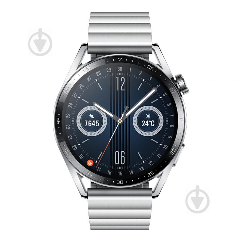 Смарт-годинник Huawei Watch GT3 46mm stainless steel (55026957) - фото 2