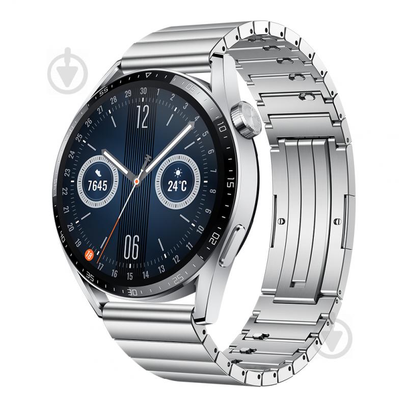 Смарт-годинник Huawei Watch GT3 46mm stainless steel (55026957) - фото 1