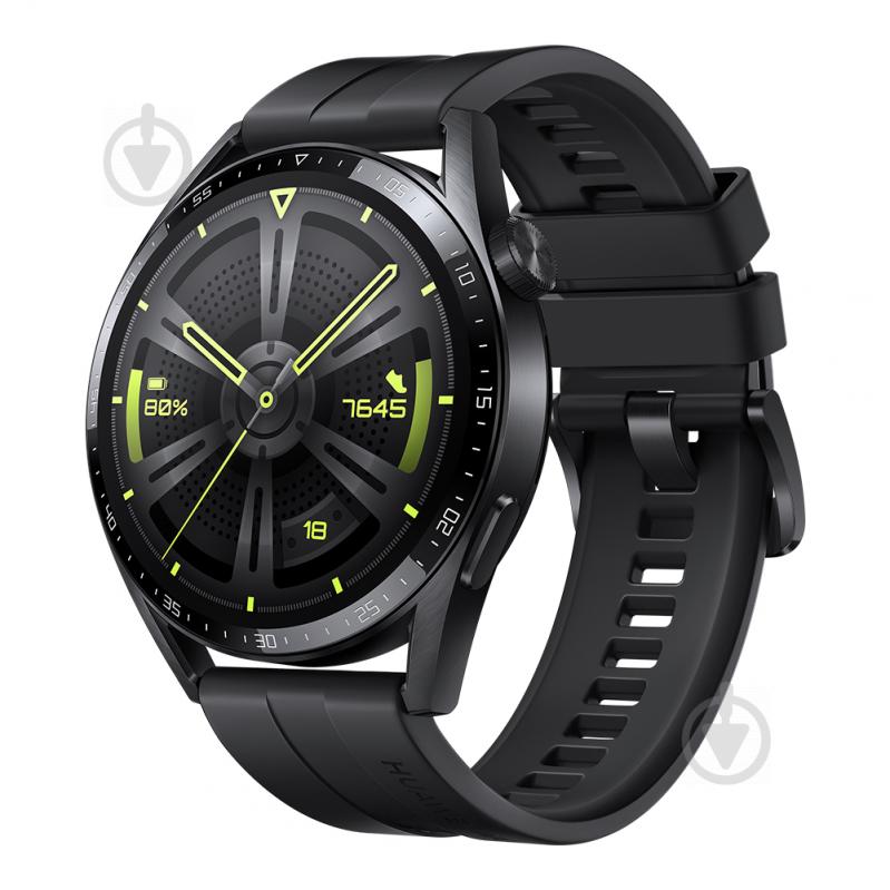 Смарт-годинник Huawei Watch GT3 46mm black (55026956) - фото 1