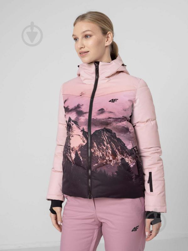 Куртка жіноча демісезонна 4F WOSKI JACKET KUDN004 H4Z22-KUDN004-56S р.M різнокольорова - фото 1