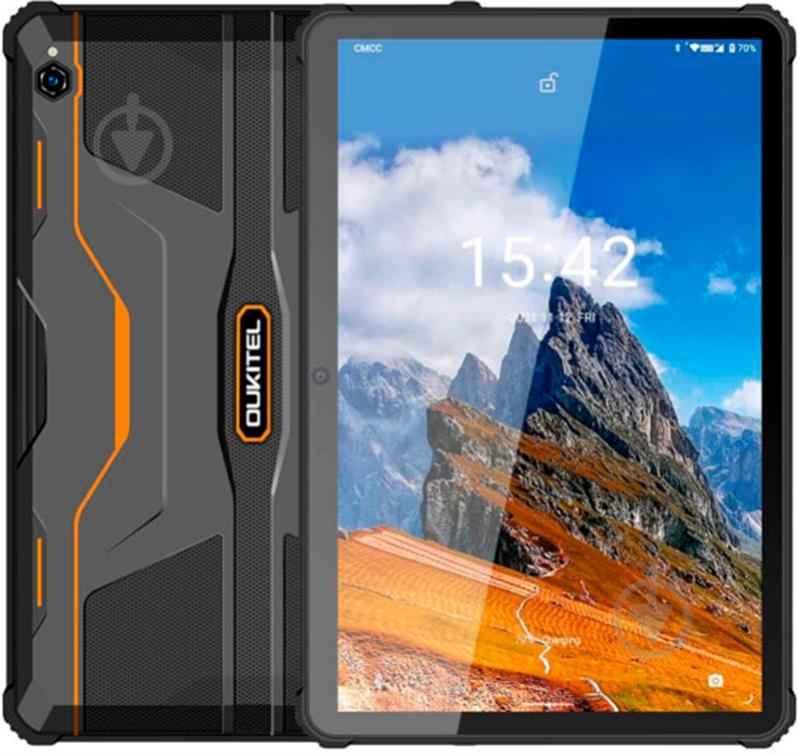 Планшет Oukitel RT1 10,1" 4/64GB Wi-Fi + 4G black/orange - фото 1