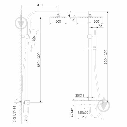 Душова система Imprese GRAFIKY арт ZMK0424070480 - фото 3