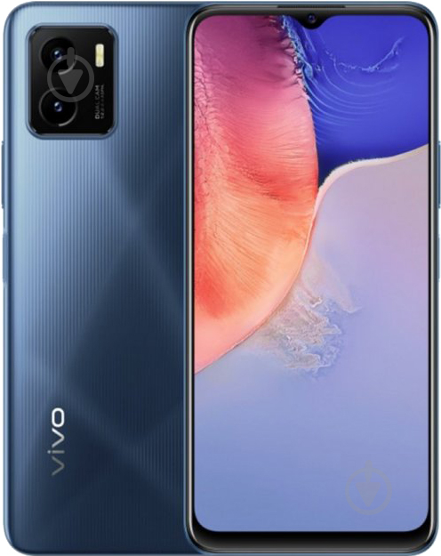 Смартфон Vivo Y15s 3/32GB mystic blue - фото 1