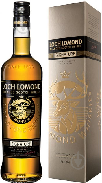 Віскі Loch Lomond Signature 40% у подарунковій коробці 0,7 л - фото 1