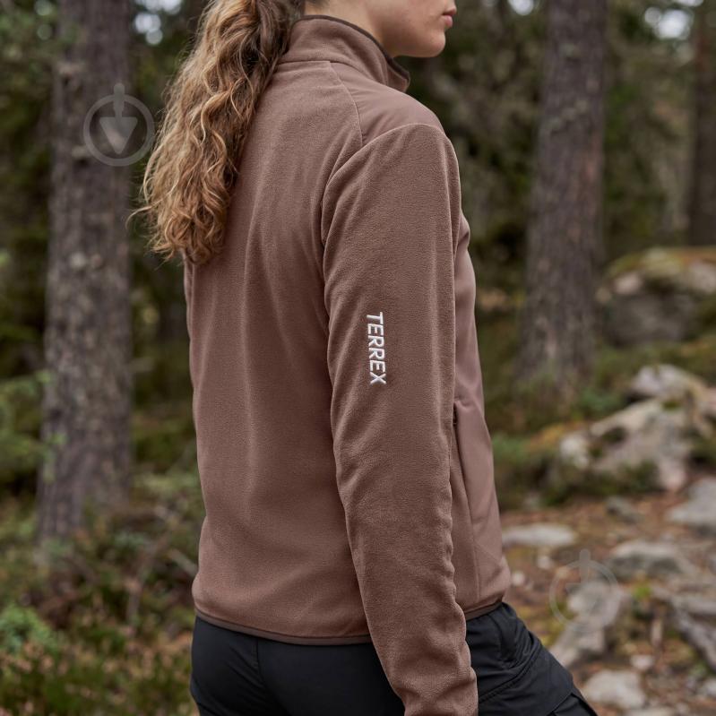Джемпер Adidas W MT ESS WINDFL KH4645 р.S коричневый - фото 7