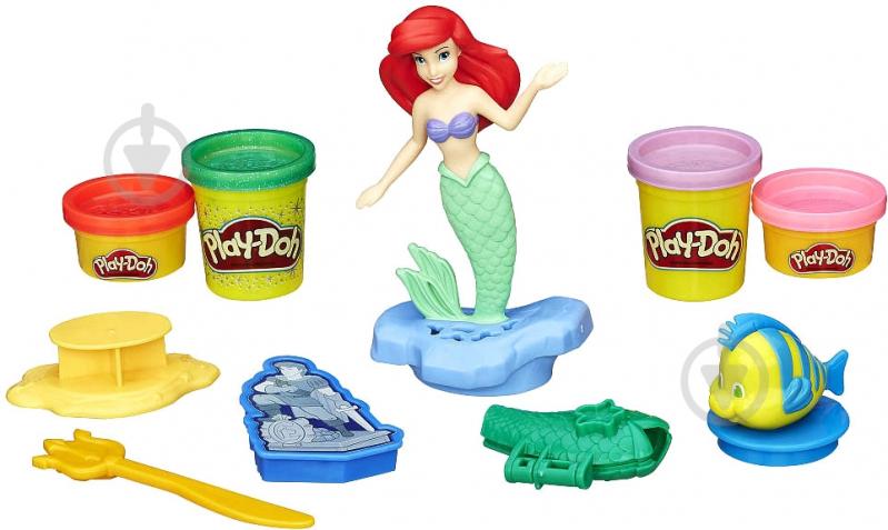 Набор для лепки Play-Doh Ариэль и друзья B5529 - фото 1