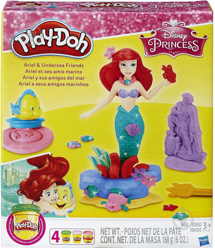 Набор для лепки Play-Doh Ариэль и друзья B5529 - фото 2