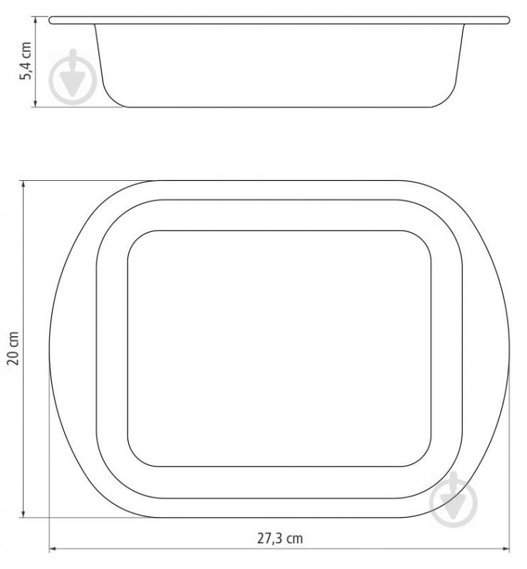 Форма для выпекания Vermont 27,3x20x5,4 см (27806/001) Tramontina - фото 3