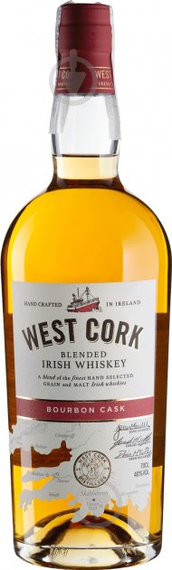 Віскі West Cork Bourbon Cask 40% у подарунковій коробці 0,7 л - фото 2