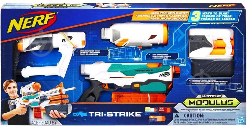 Бластер Nerf Модулус Три-Страйк B5577 - фото 3