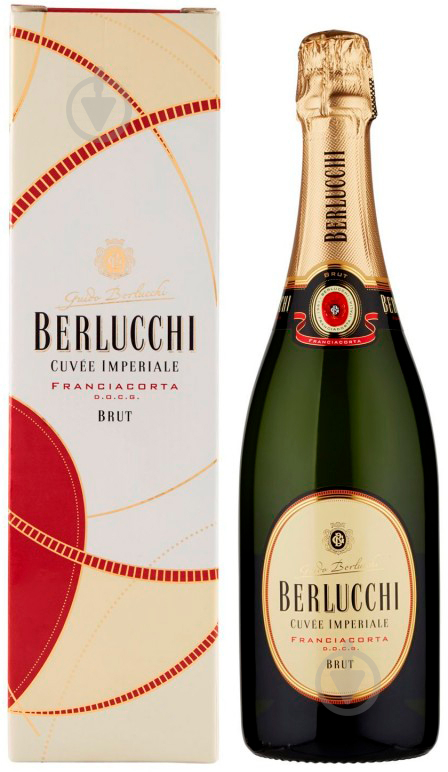 Вино игристое Berlucchi Cuvee Imperiale Brut 12,5 % 0,75 л - фото 1