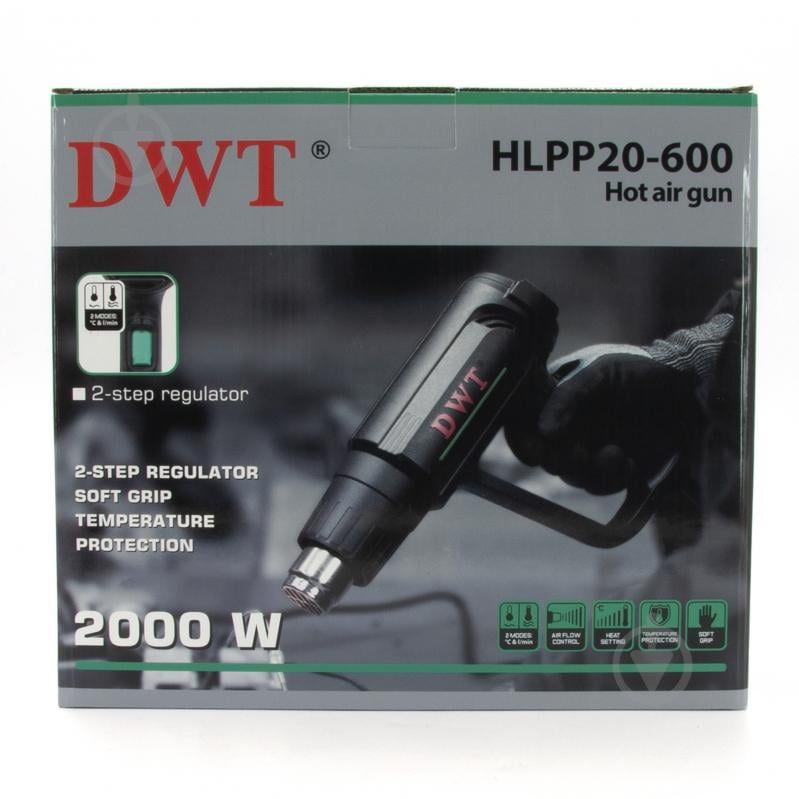 Фен строительный DWT HLPP20-600 - фото 6