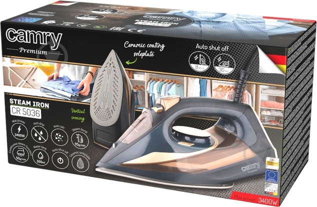 Утюг Camry CR5036 - фото 12