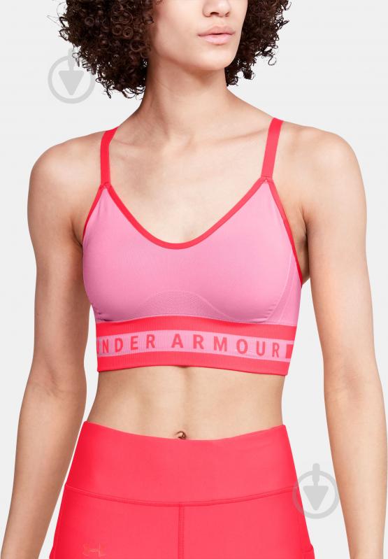 Бра Under Armour Seamless Longline Bra 1322552-691 XS рожевий - фото 2