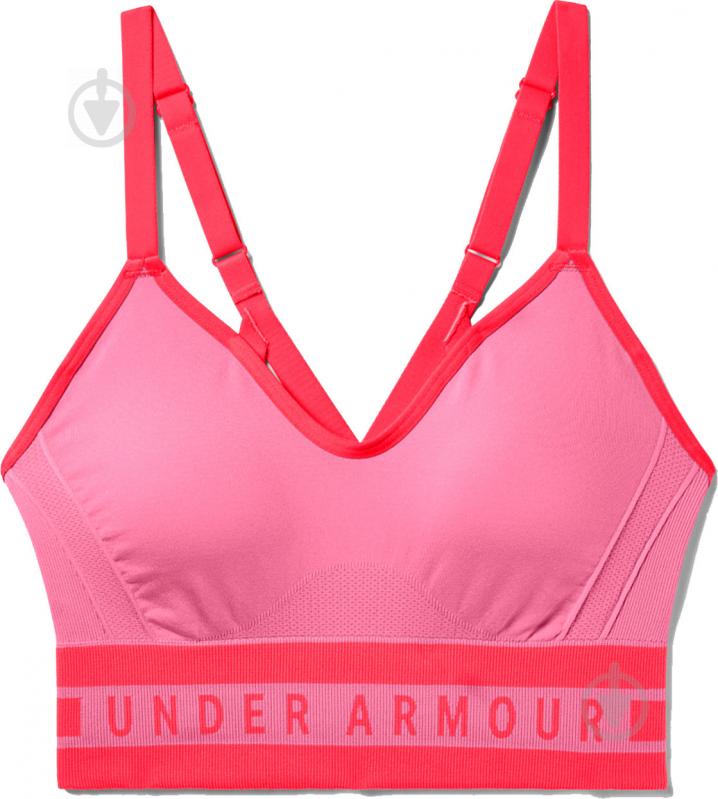 Бра Under Armour Seamless Longline Bra 1322552-691 XS рожевий - фото 1