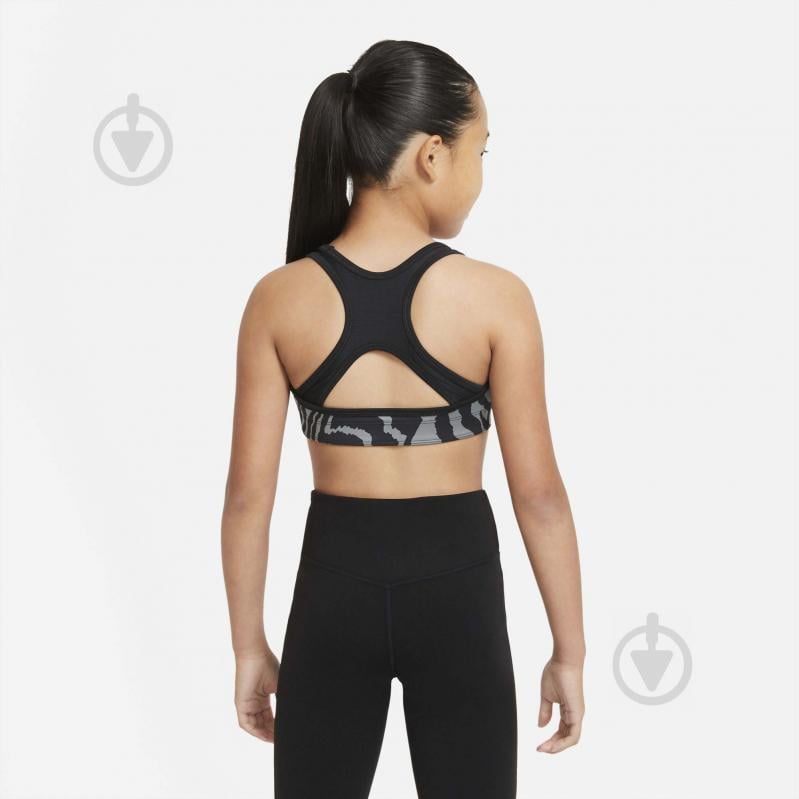 Бра Nike G NK SWOOSH AOP REV BRA DA0902-010 р.L черный - фото 2