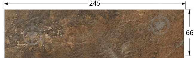 Клинкерная плитка ARTEON BROWN ELEWACJA 24,5X6,6 (0,74) Ceramika Paradyz - фото 3