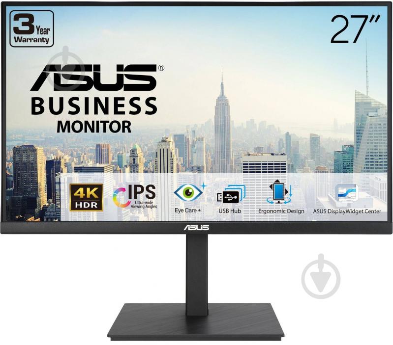 Монітор Asus VA27UQSB 27" (90LM09WJ-B02170) - фото 1