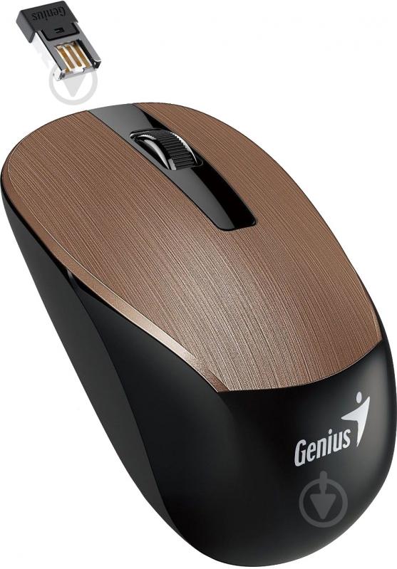 Мышь Genius NX-7015 WL (31030119104) brown - фото 2 Мышь Genius NX-7015 WL (31030119104) brown - фото 2