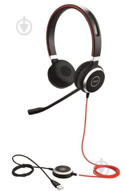 Наушники Jabra Evolve 40 MS Stereo black (6399-823-109) - фото 4