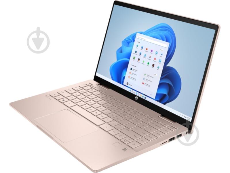 Ноутбук HP Pavilion x360 14-ek2003ua 14" (AQ8P1EA) pale rose gold - фото 3