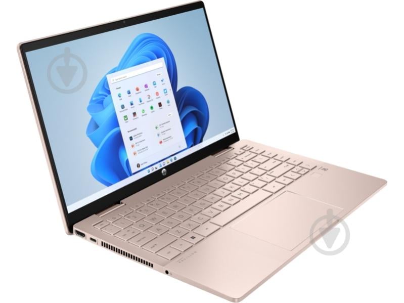 Ноутбук HP Pavilion x360 14-ek2003ua 14" (AQ8P1EA) pale rose gold - фото 2