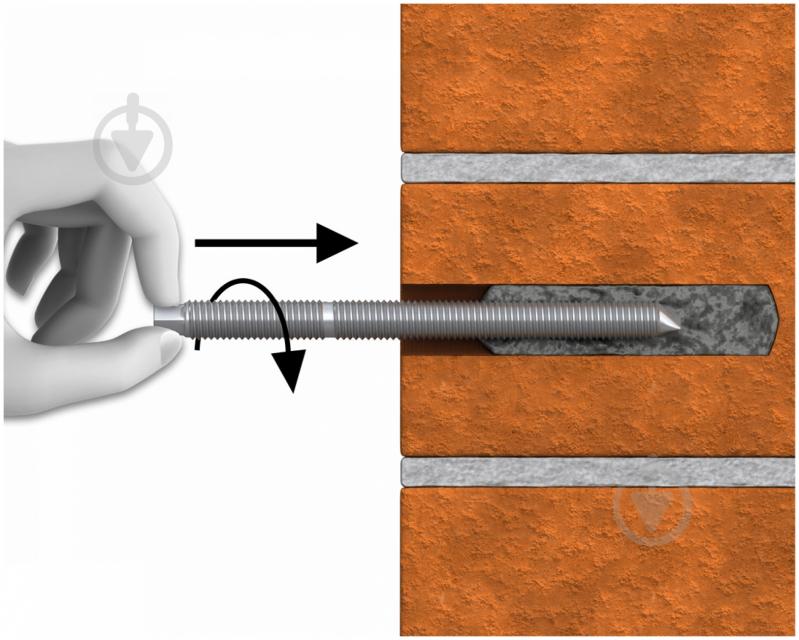 Шпилька до хімічного анкера 12х160 мм Rawlplug - фото 3