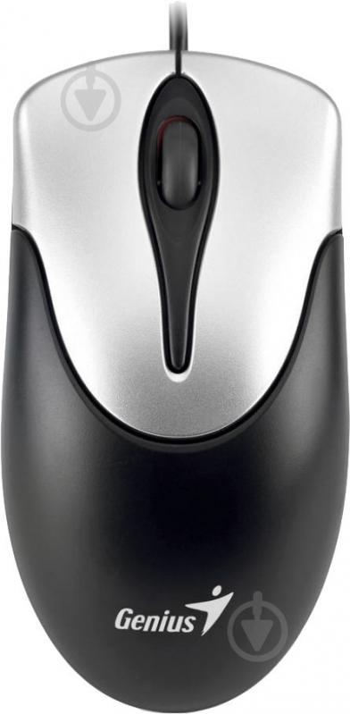Мышь Genius NS-100 USB (31010232100) black/silver - фото 1