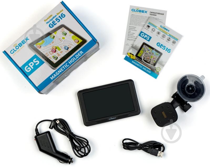 GPS-навигатор Globex GE516 + NavLux - фото 7