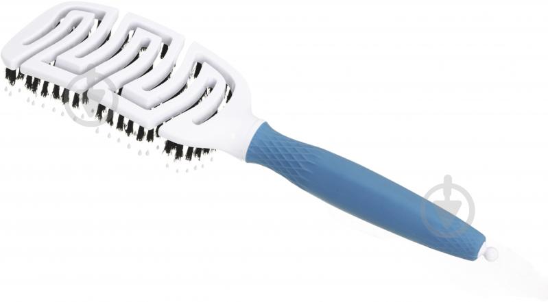Щітка для волосся LOA Nano Comb синій із білим - фото 5 Щітка для волосся LOA Nano Comb синій із білим - фото 5