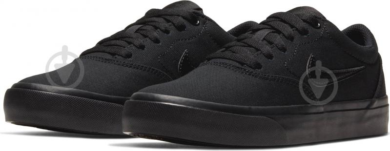 Кроссовки для мальчиков демисезонные Nike SB CHARGE CNVS (GS) CQ0260-005 р.39 черные - фото 1