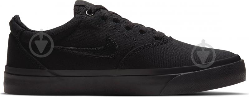 Кроссовки для мальчиков демисезонные Nike SB CHARGE CNVS (GS) CQ0260-005 р.39 черные - фото 4