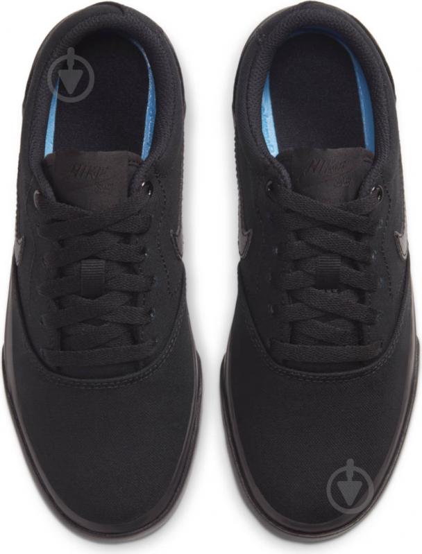 Кроссовки для мальчиков демисезонные Nike SB CHARGE CNVS (GS) CQ0260-005 р.39 черные - фото 7